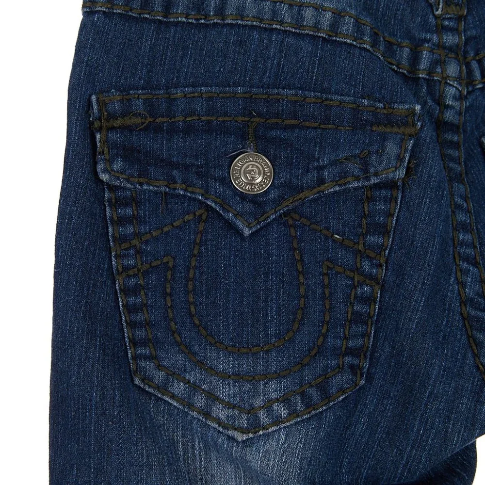 True Religion Lightly Distressed Low-Mid Rise Jeans Women's Size 29 - Picture 6 of 11